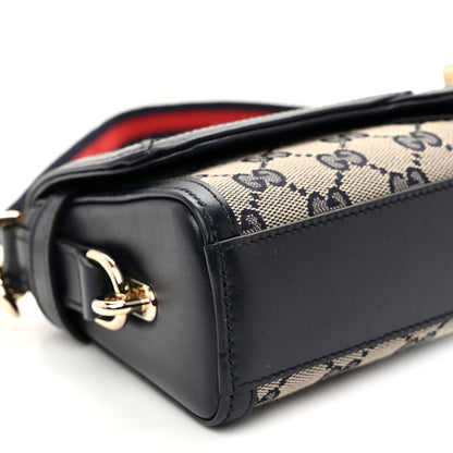 Gucci GG Monogram Small Luce Shoulder Bag Beige Blue 9 of 10