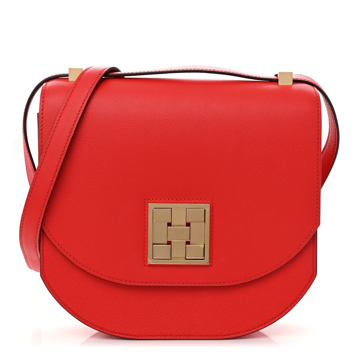 Hermes Epsom Mosaique Au 24-21 Rouge de Coeur 1 of 13