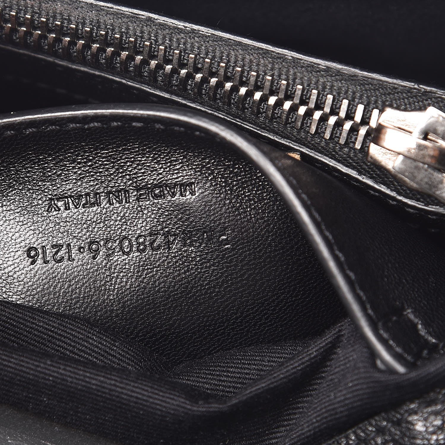 Saint Laurent Calfskin Matelasse Diamond Quilted Monogram Medium College Bag Black 7 of 7