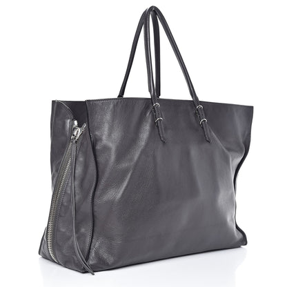 Balenciaga Veau Papier A4 Zip Around Tote Gris Fossile 3 of 9