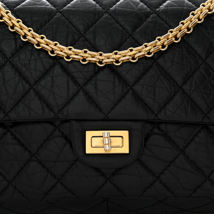 Chanel Aged Calfskin Quilted 2.55 Reissue 226 Flap Black 8 of 10
