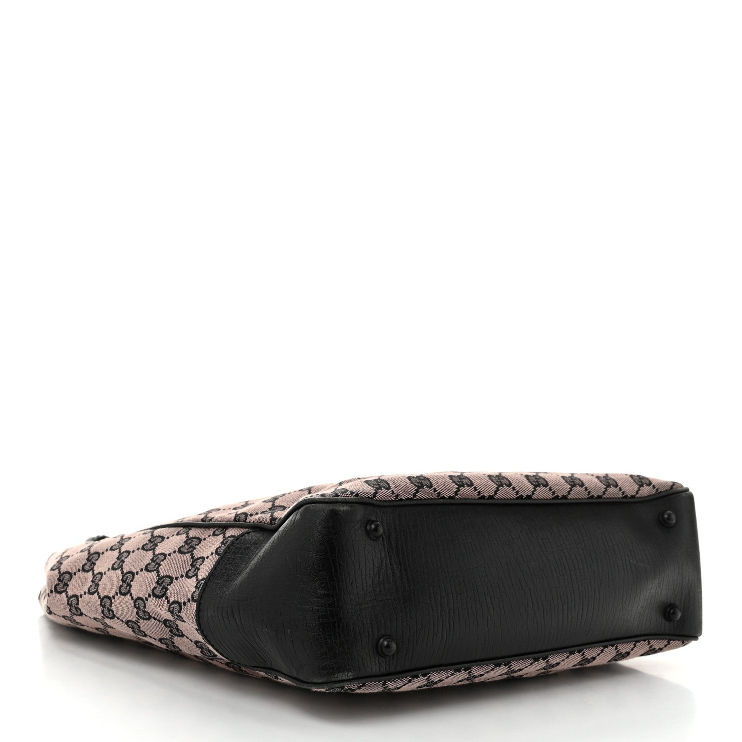 Gucci Monogram Bamboo Handle Bag Pink 4 of 11
