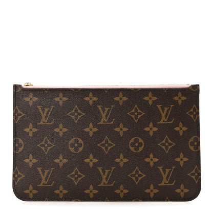 Louis Vuitton Monogram Neverfull MM GM Pochette Rose Ballerine 1 of 6
