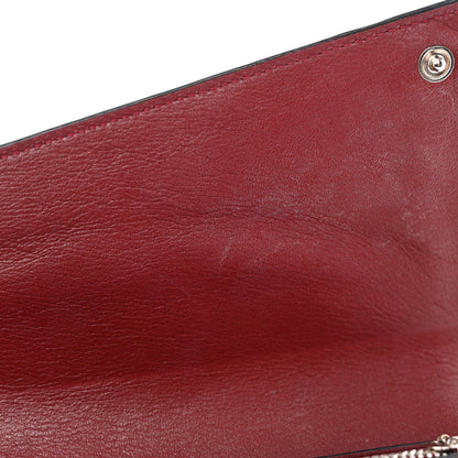 Loewe Calfskin Puzzle Continental Wallet Wine Garnet 8 of 13