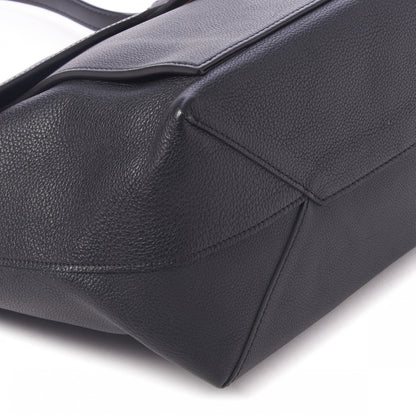 Louis Vuitton Calfskin Lockme MM Black 7 of 7