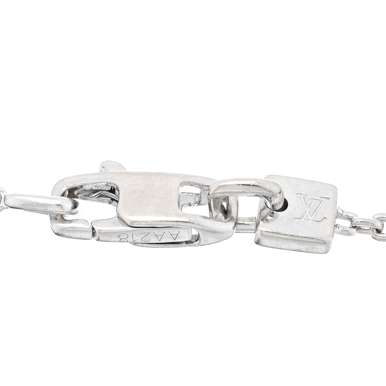 Louis Vuitton 18K White Gold Idylle Blossom Monogram Bracelet 3 of 4