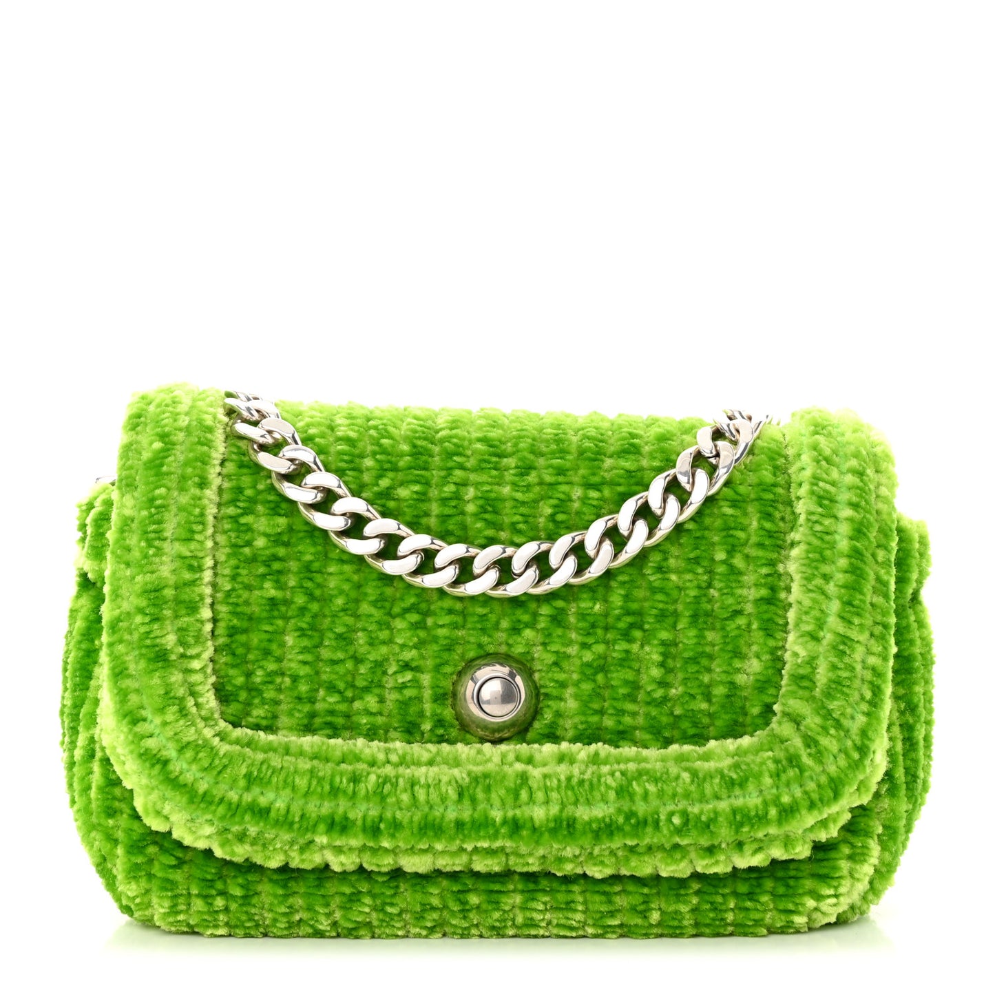 Chenille Corduroy Small Shoulder Bag Caterpillar
