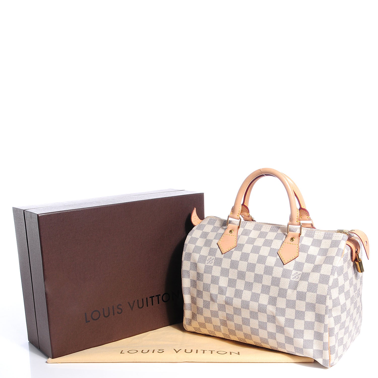 Louis Vuitton Damier Azur Speedy 30 5 of 8