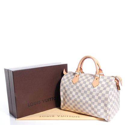 Louis Vuitton Damier Azur Speedy 30 5 of 8
