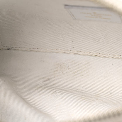Louis Vuitton Calfskin Bubblegram Papillon BB Snow White 9 of 13