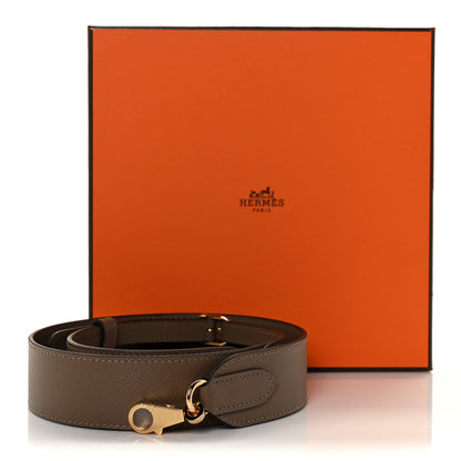 Hermes Epsom 35mm Harnachement Shoulder Strap Etoupe 7 of 7