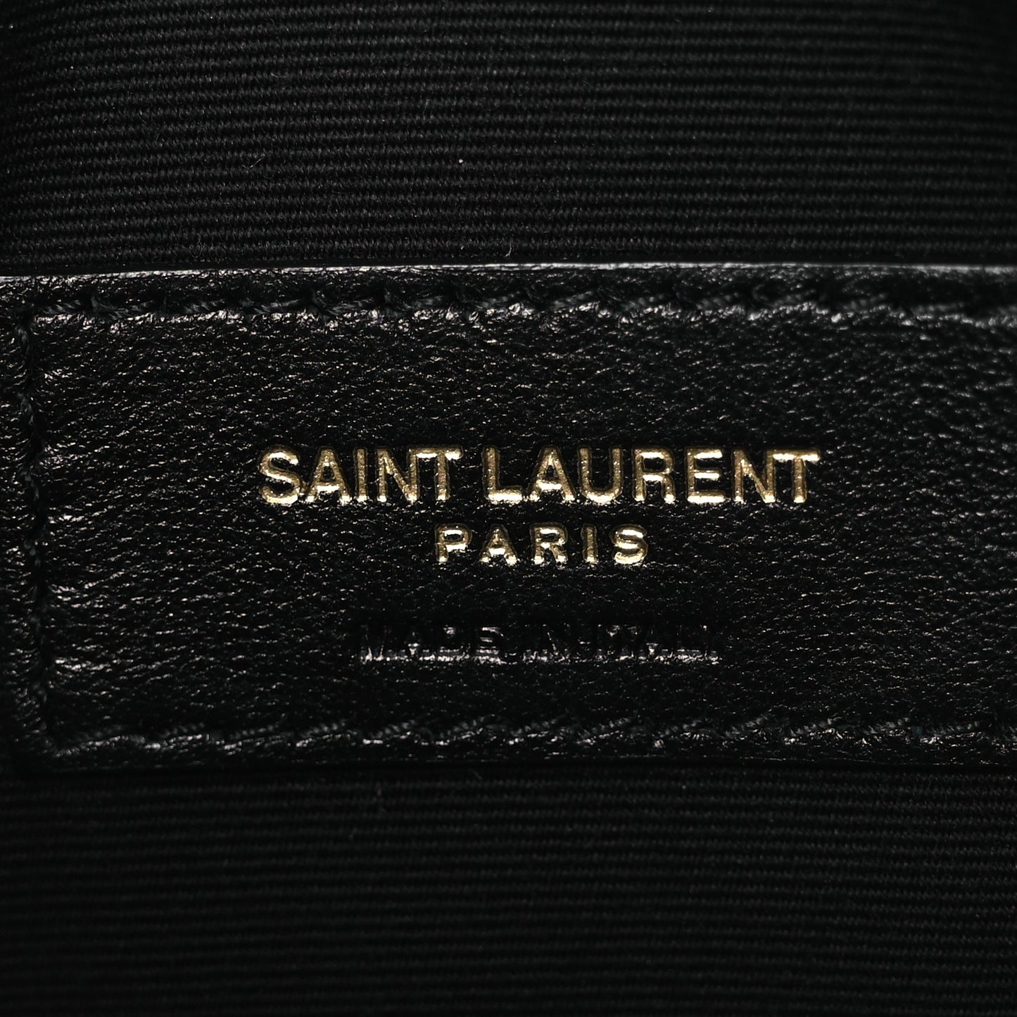 Calfskin Crocodile Embossed Uptown Monogram Pouch Black