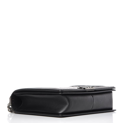 Chanel Calfskin Quilted Large Boy Flap Black 4 of 11