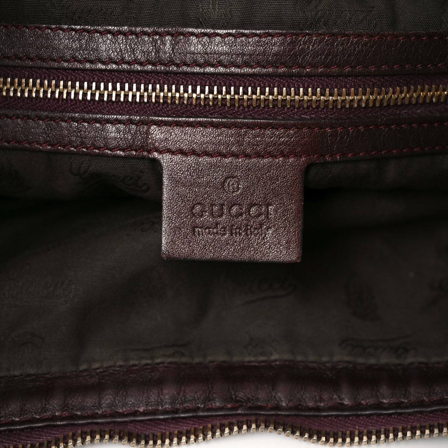 Gucci Guccissima Medium Charlotte Tote Brown 6 of 10