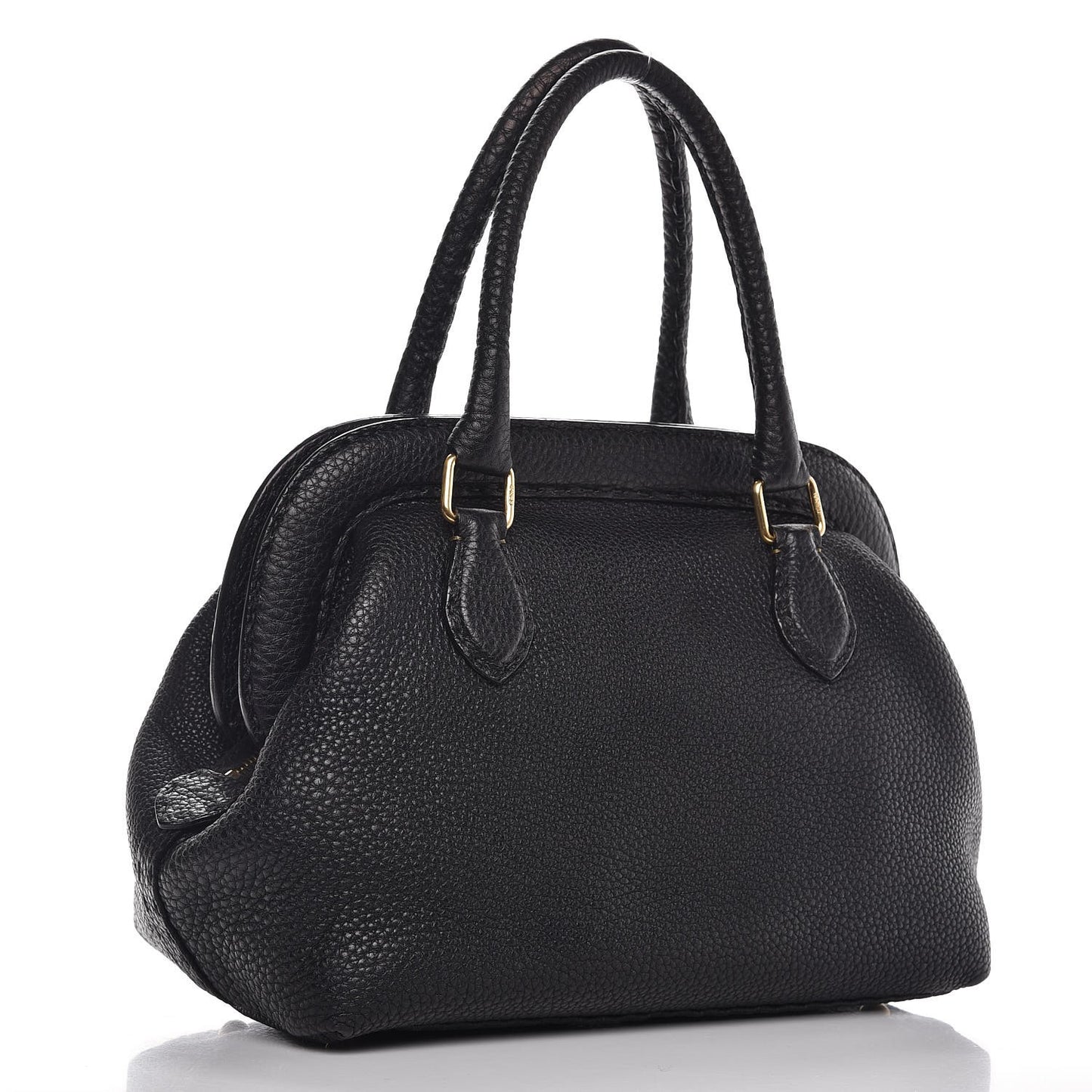 Calfskin Romano Selleria Adele 1328 Bag Black