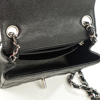 Chanel Caviar Quilted Mini Square Flap Black 4 of 7