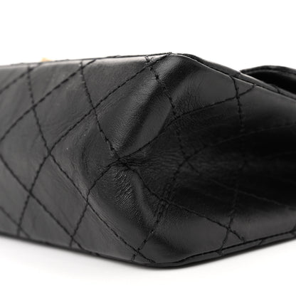 Chanel Aged Calfskin Quilted 2.55 Reissue 225 Flap Black 10 of 12