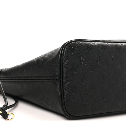 Louis Vuitton Empreinte Monogram Giant Neverfull MM Black 9 of 10