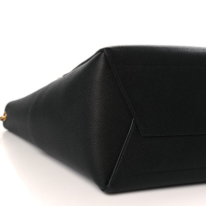 Celine Soft Grained Calfskin Sangle Bucket Bag Black 7 of 8