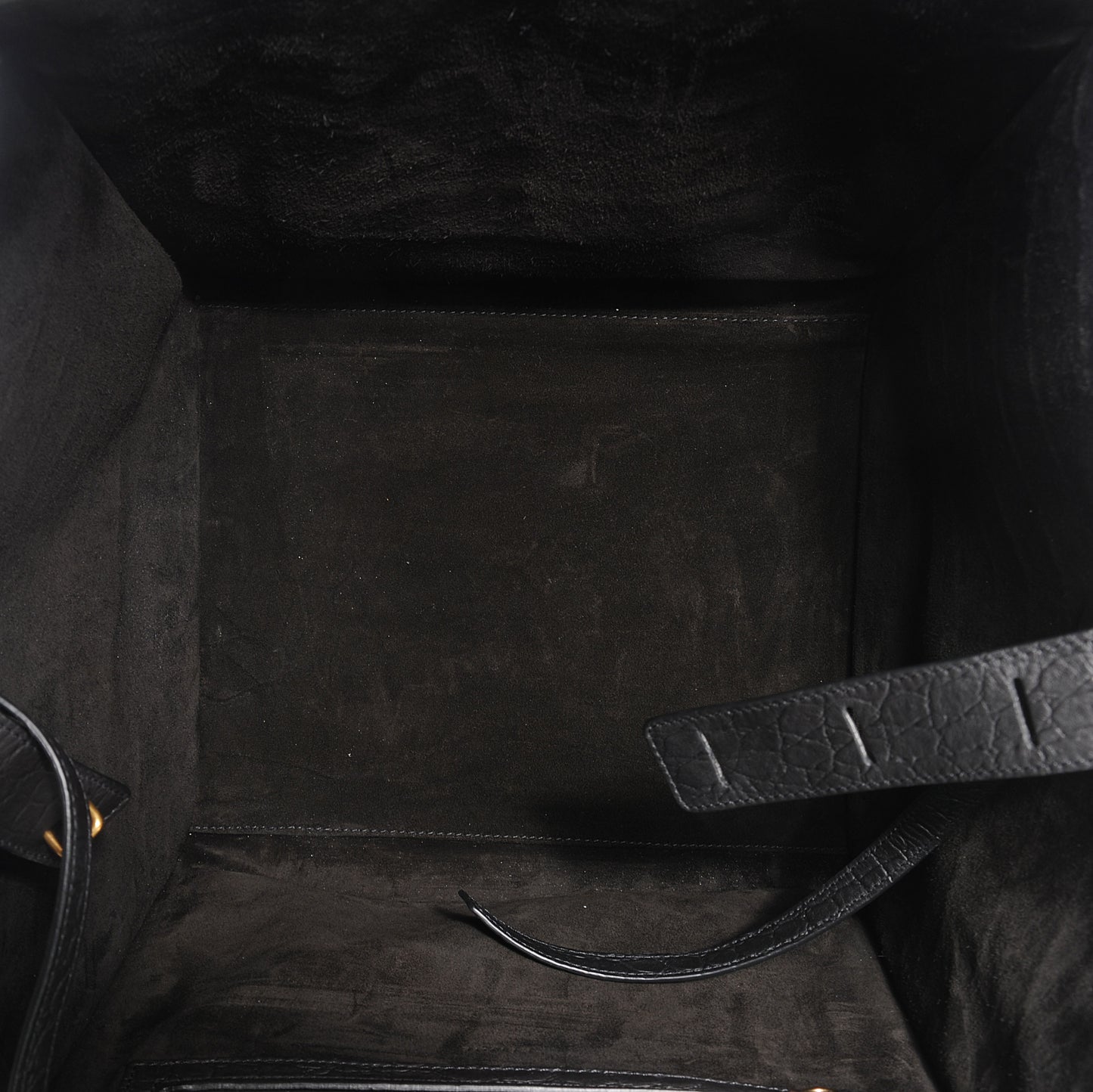 Crocodile Embossed Small Phantom Luggage Black