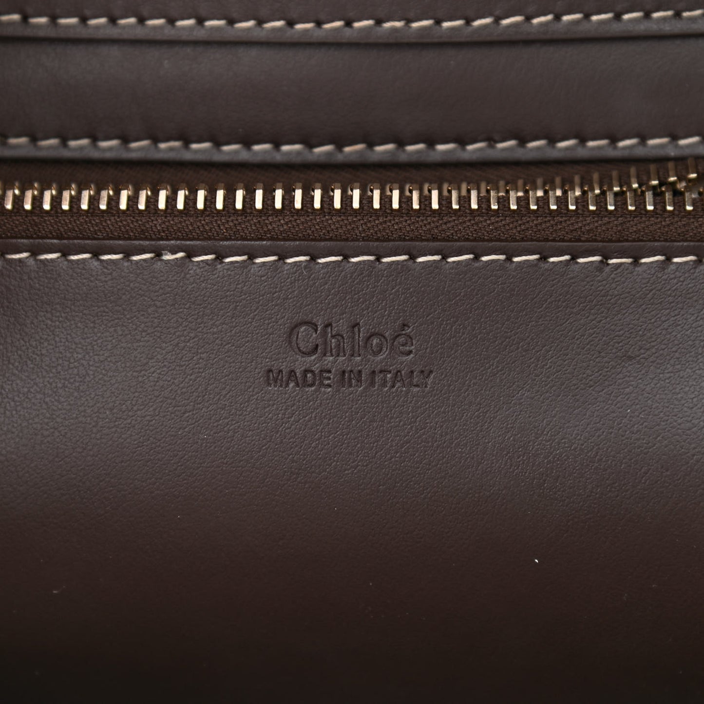 Felt Calfskin Small Woody Ribbon Tote With Strap Deep Beige