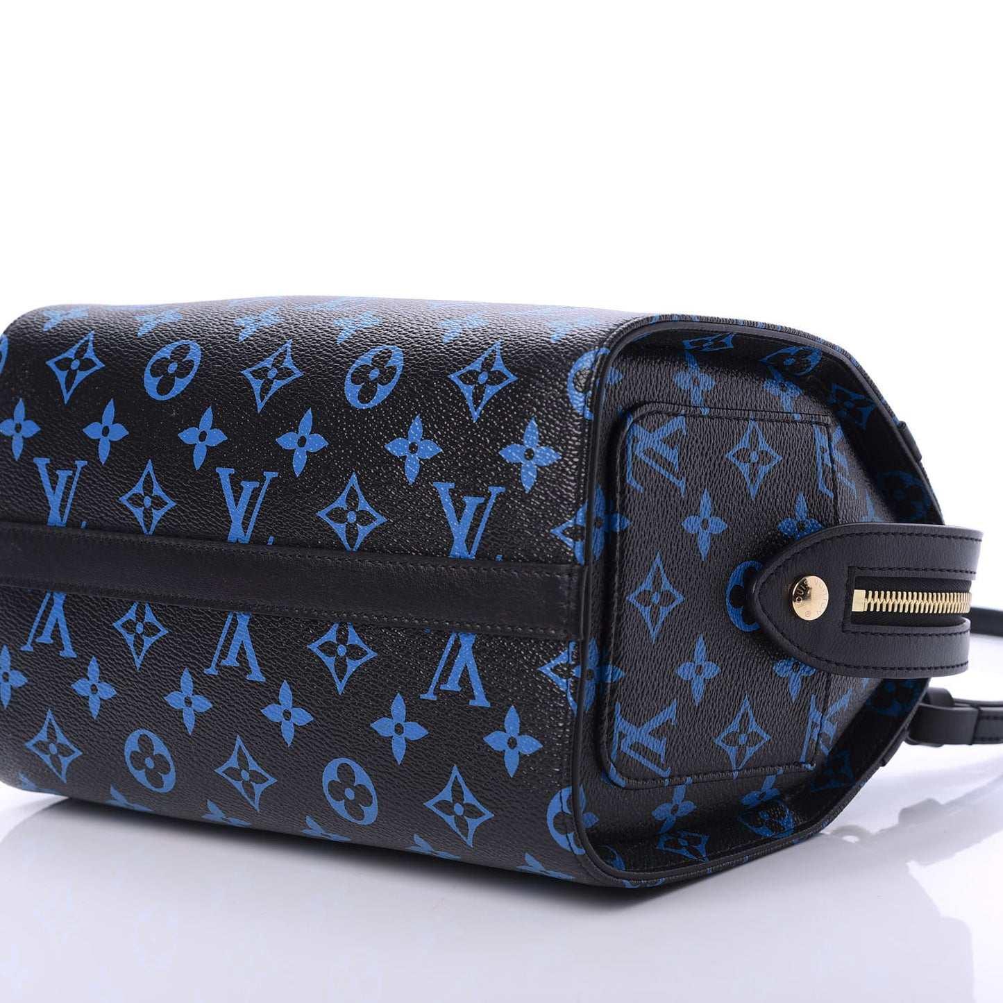 Colored Monogram Speedy Amazon PM Blue Black