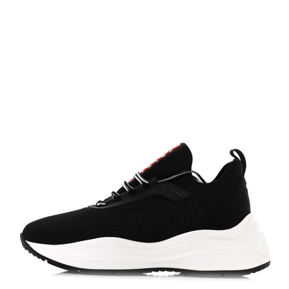 Prada Mesh Neoprene America’s Cup 45mm Sneakers 38.5 Black White 1 of 6