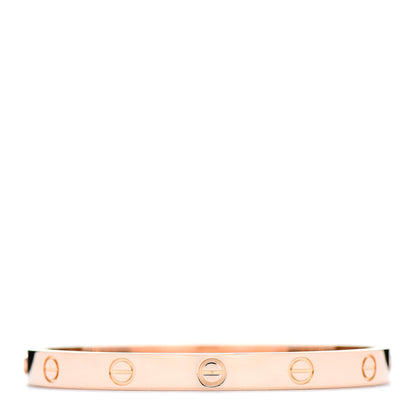 Cartier 18K Pink Gold LOVE Bracelet 17 1 of 4