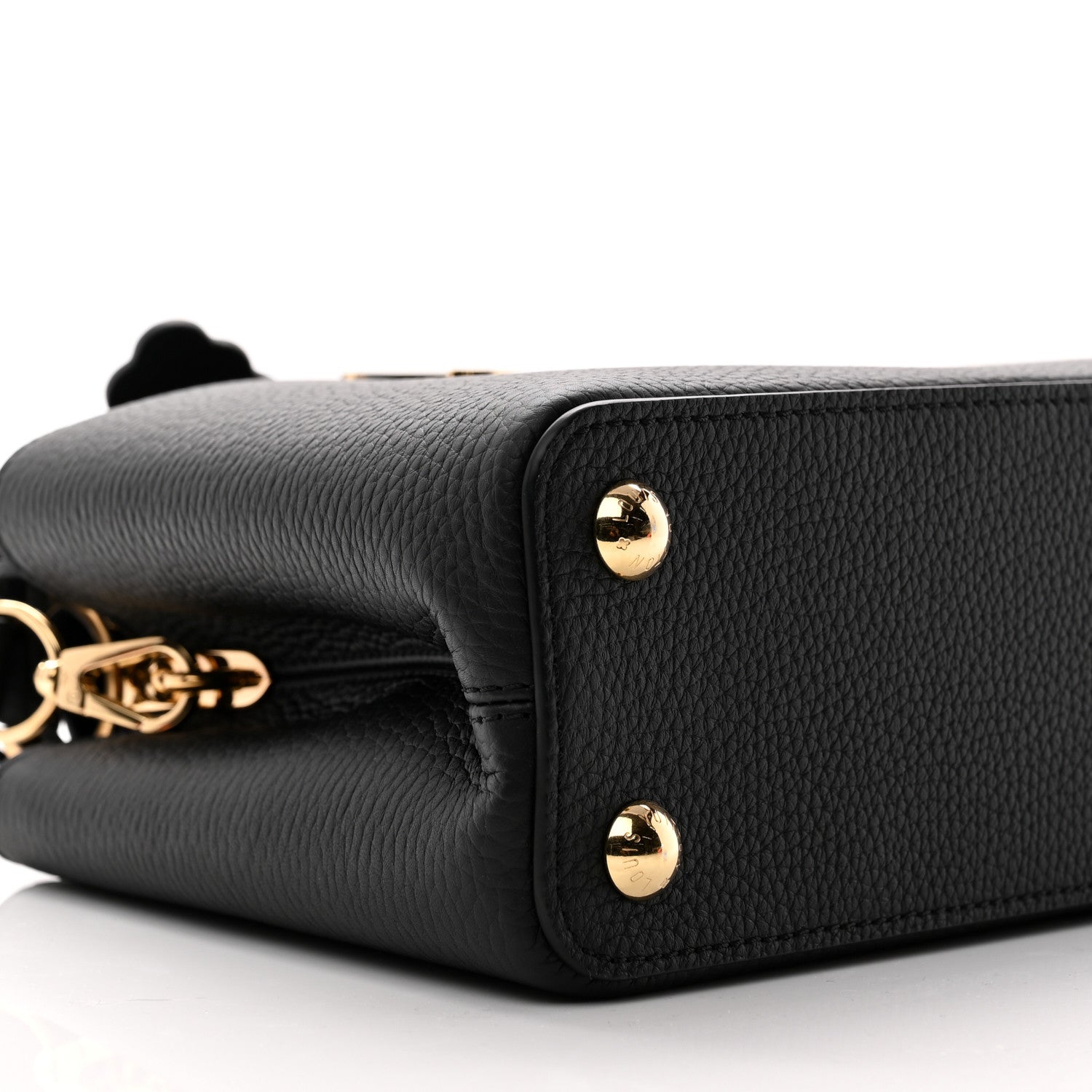 Louis Vuitton LV X TM Taurillon Superflat Capucines BB Black 7 of 9