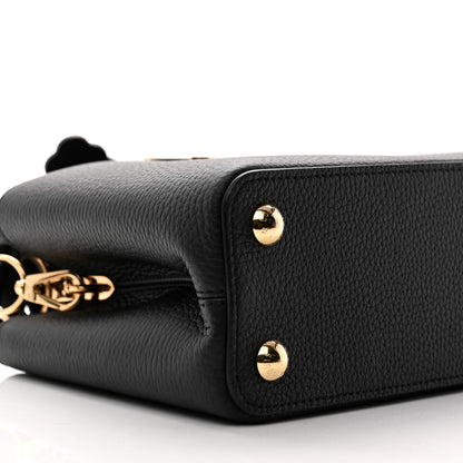 Louis Vuitton LV X TM Taurillon Superflat Capucines BB Black 7 of 9