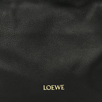 Loewe Calfskin Mini Flamenco Knot Clutch Black 8 of 10