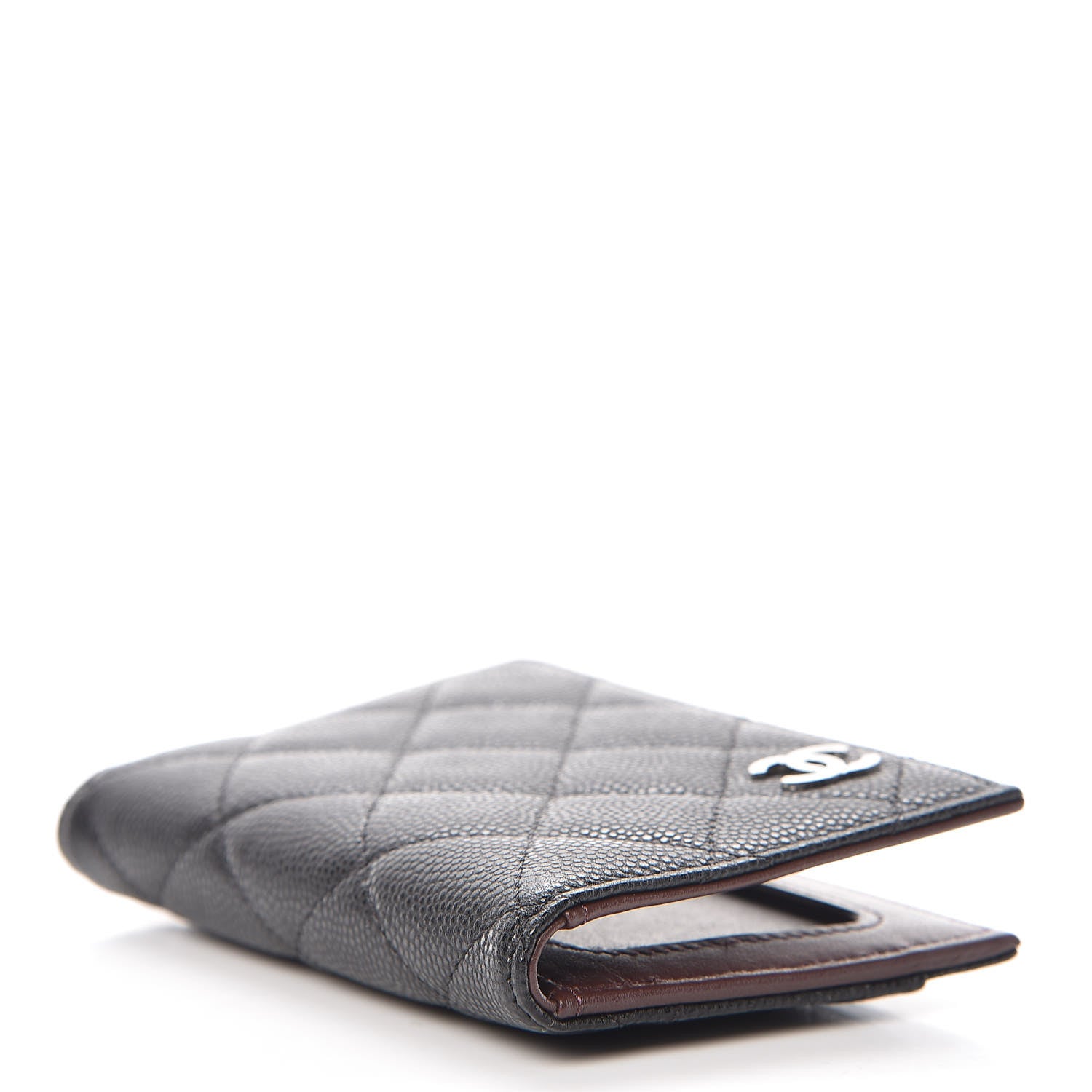 Chanel Caviar Quilted Card Holder Wallet Black 4 of 8