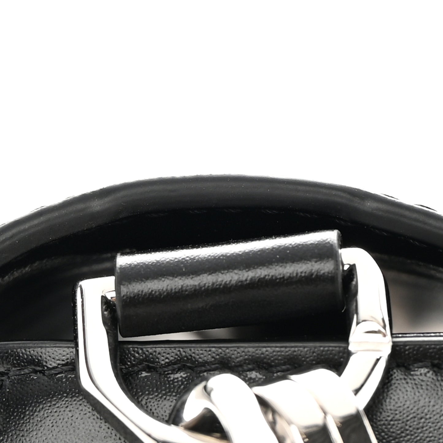 Box Calfskin Medium 4G Cube Chain Shoulder Bag Black
