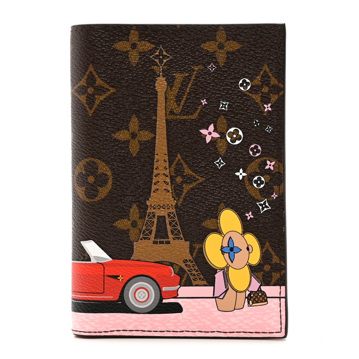 Monogram 2019 Christmas Animation Passport Cover Rouge