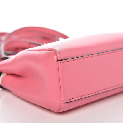 Fendi Shiny Nappa Micro Peekaboo Iconic Satchel Rosa Fluo 7 of 8