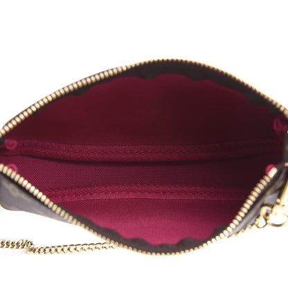 Louis Vuitton Monogram 2020 Christmas Animation Roller Coaster Mini Pochette Accessories Pivoine 4 of 10