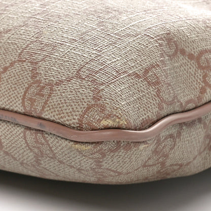 Gucci GG Supreme Monogram Selleria Calfskin Small Flat Messenger Bag Pink 10 of 10