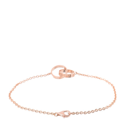 Cartier 18K Pink Gold Interlocking LOVE Bracelet 3 of 5