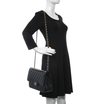 Chanel Caviar Quilted Jumbo Double Flap Black 2 of 9