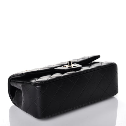 Chanel Lambskin Quilted Mini Rectangular Flap Black 4 of 9