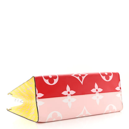 Louis Vuitton LOUIS VUITTON Monogram Giant Onthego GM Rouge Rose 4 of 11