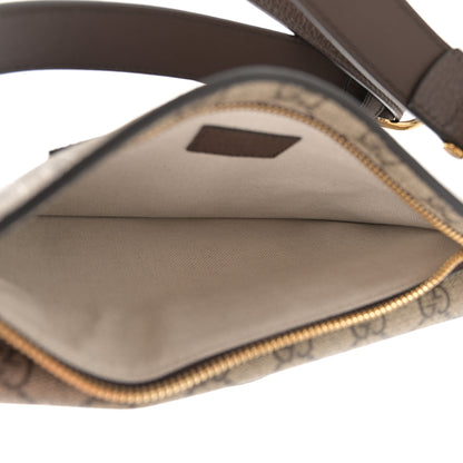 Gucci GG Supreme Monogram Textured Dollar Calfskin Blondie Belt Bag Beige Ebony New Acero 5 of 10