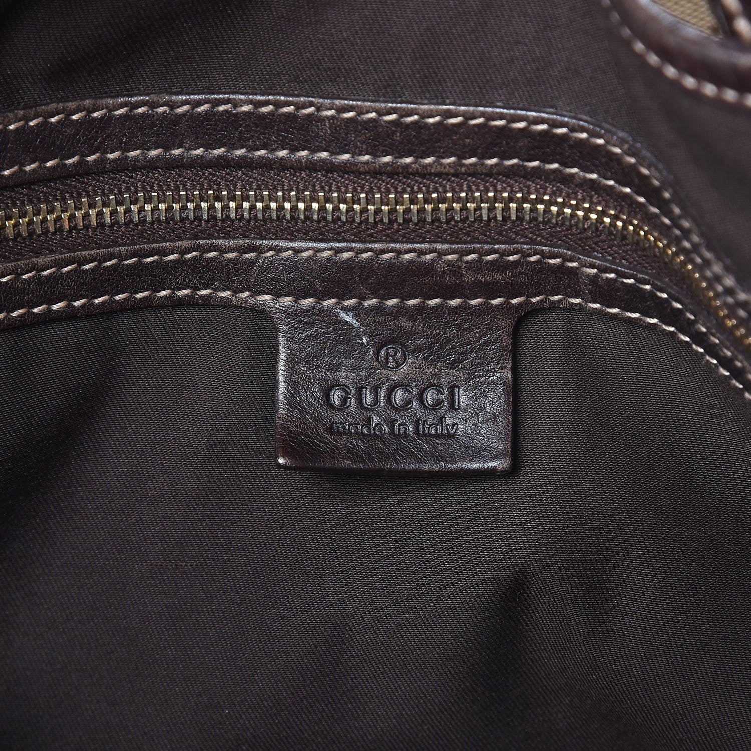 Gucci Monogram Medium Pelham Shoulder Bag Dark Brown 7 of 29