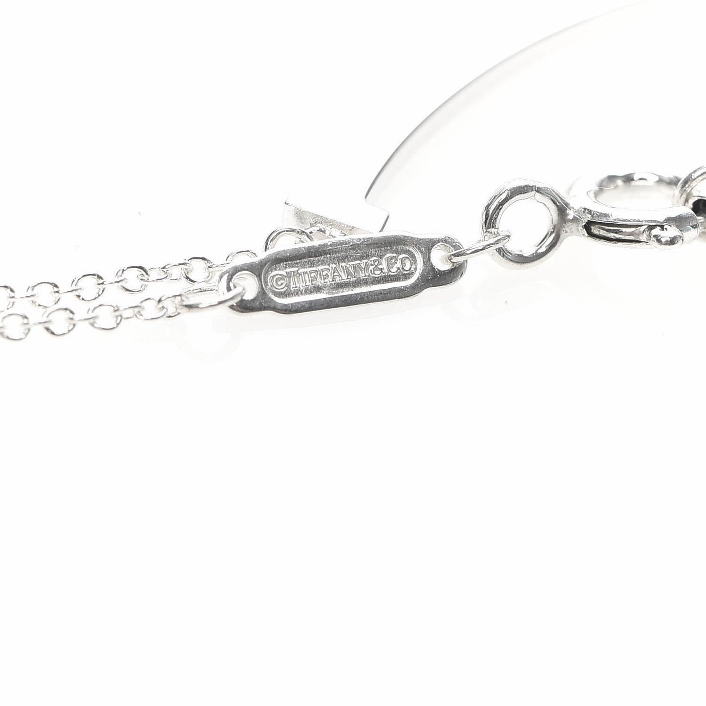 Sterling Silver Small T Smile Pendant Necklace