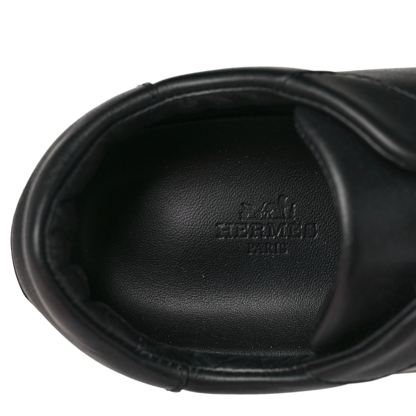 Calfskin Day Sneakers 36.5 Black