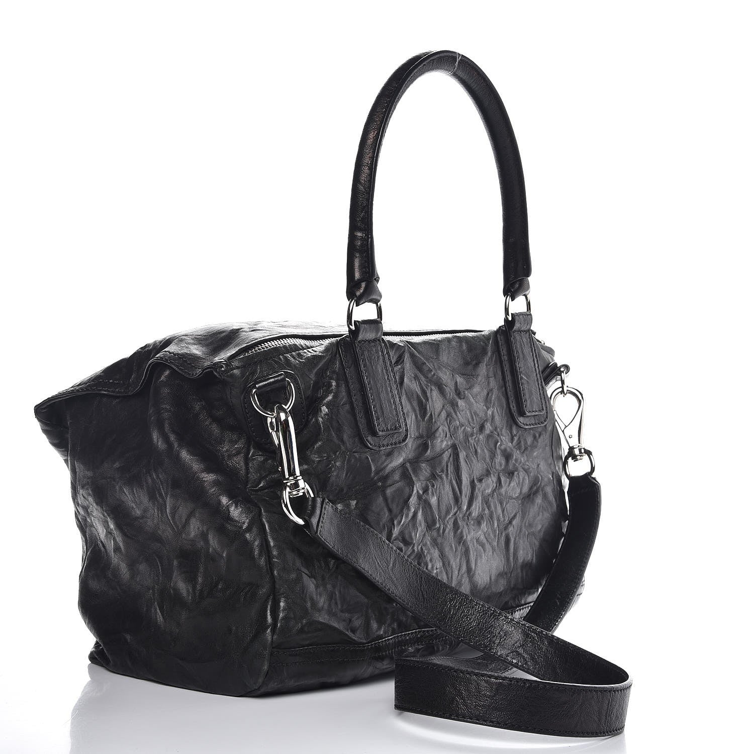 Givenchy Tumbled Sheepskin Large Pandora Bag Black 4 of 8