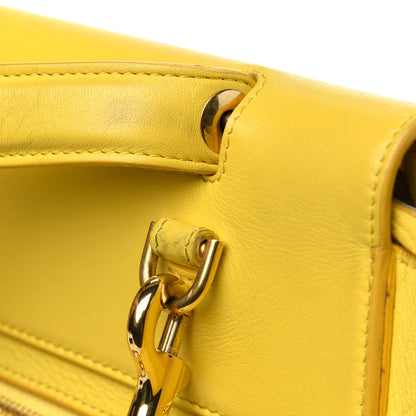Celine Elephant Calfskin Mini Belt Bag Sun Yellow 10 of 11