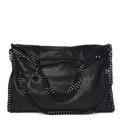 Stella McCartney Shaggy Deer Falabella Fold Over Tote Black 1 of 10