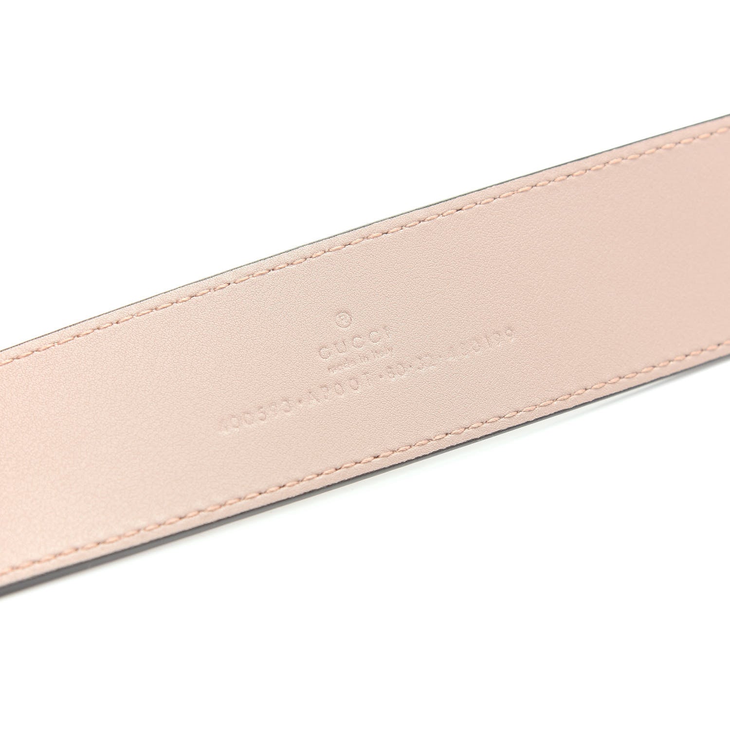 Gucci Calfskin Double G 40mm Belt 80 32 Porcelain Rose 5 of 5