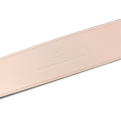 Gucci Calfskin Double G 40mm Belt 80 32 Porcelain Rose 5 of 5